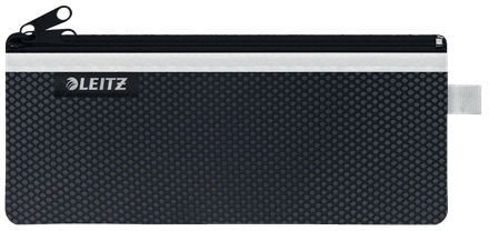 Leitz WOW Bolsa Porta-Todo Mediana 2 Compartimentos - Tama�o 85x6x210mm - Lavable y Duradera - Cierr