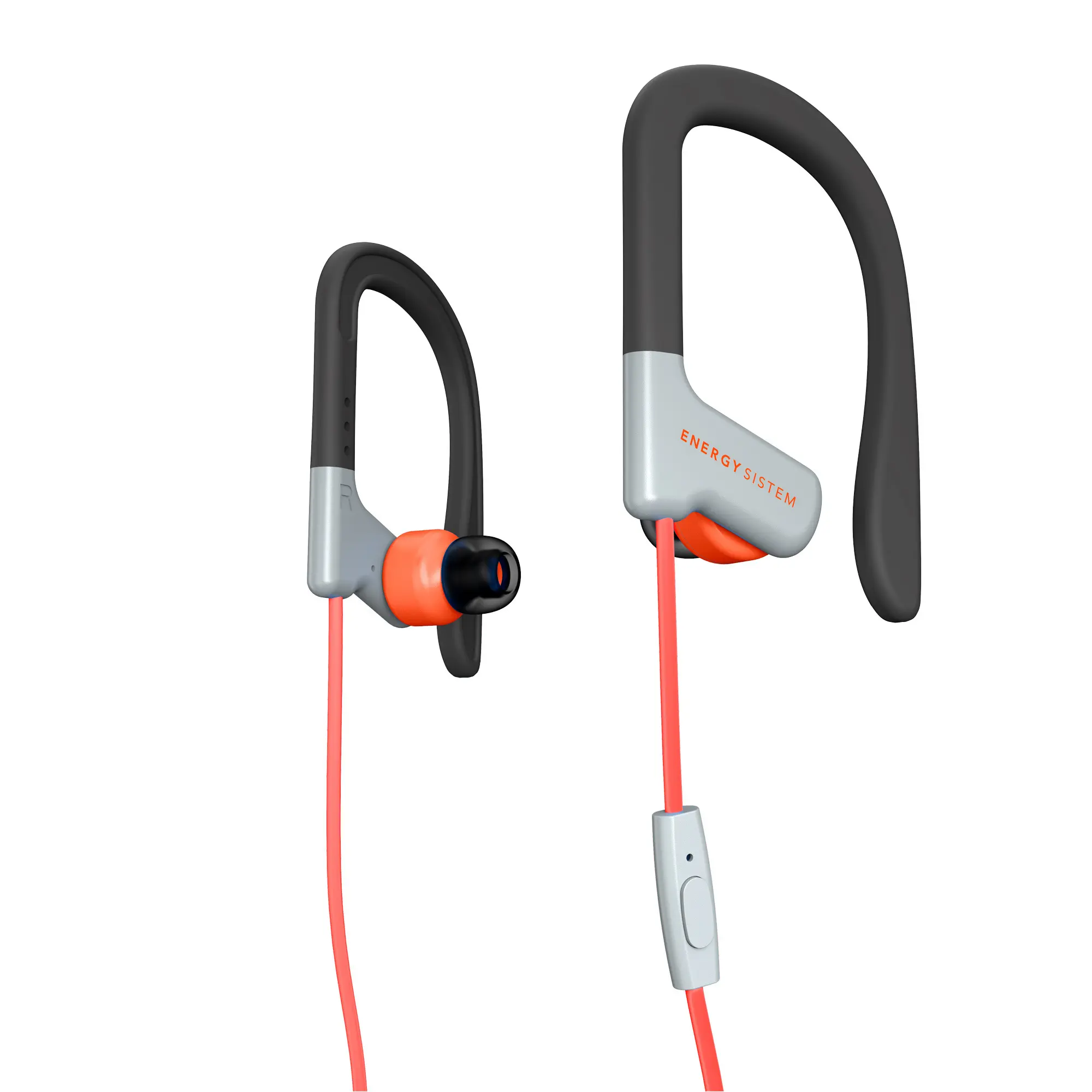 Energy Sistem Auriculares Sport 1 Microfono - Ajuste Seguro - Resistente al Sudor - Control de Conve