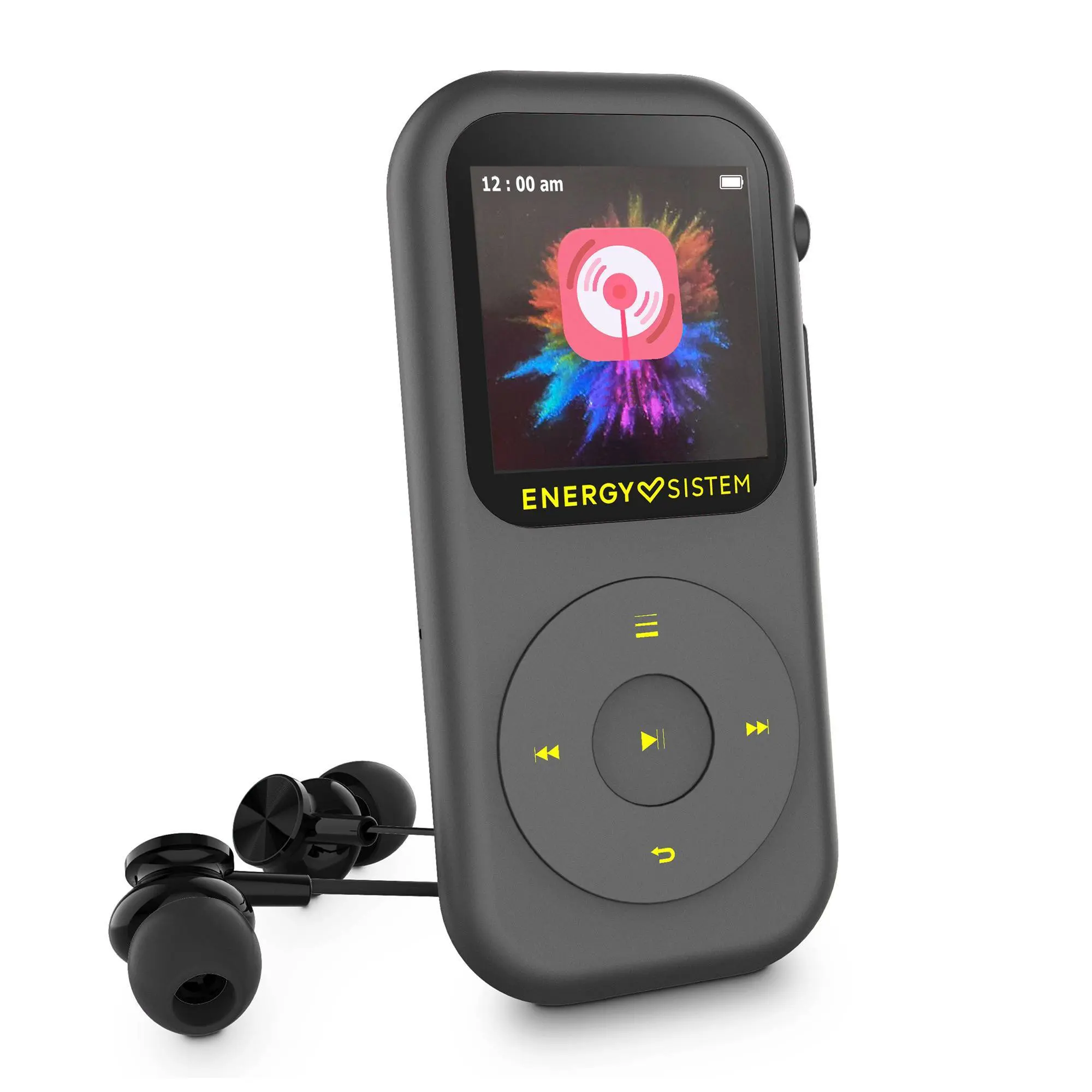 Energy Sistem Reproductor MP4 Handy - 16GB - Bluetooth - Radio FM Integrada - MicroSD 128GB - Color 