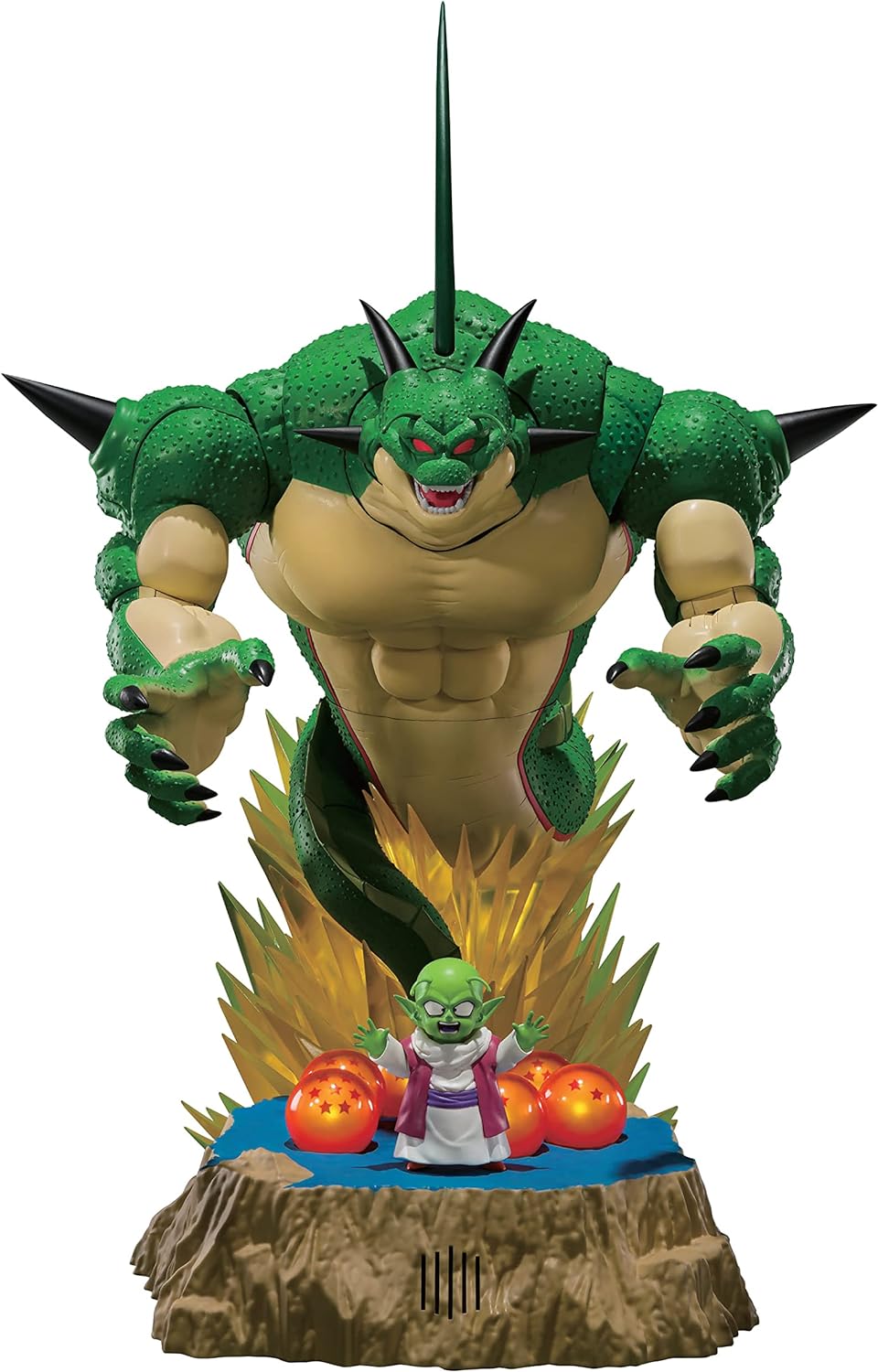 Tamashii Nations SH Figuarts Dragon Ball Z Set Luminoso Porunga y Dende - Manos Intercambiables - Le