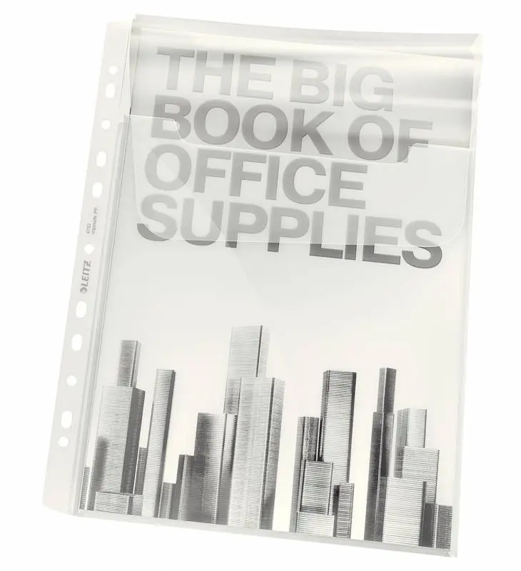 Leitz Funda Fuelle Premium Expansible - 0,18mm PP Transparente - Gran Capacidad - Copysafe Transpare