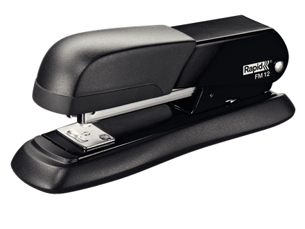 Rapid FM12 Grapadora de Sobremesa Metalica - Hasta 25 Hojas - Para Grapas 24/6 y 26/6 - Modo de Clav