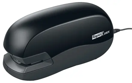 Rapid 20EX Fixativ Grapadora Electrica de Sobremesa - Hasta 20 Hojas - Utiliza Grapas 24/6 y 26/6 - 