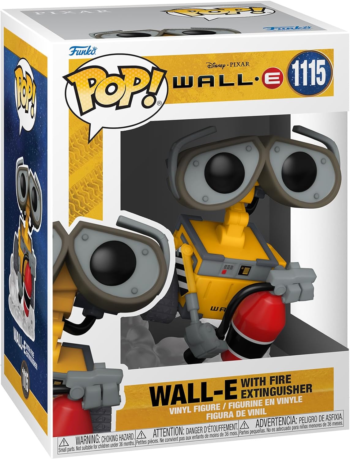 Funko Pop Disney Wall-E Wall-E Volando con Extintor - Figura de Vinilo - Altura 9.5cm aprox.