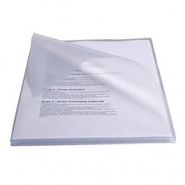 Esselte Caja de 50 Dossiers Uero PVC 250 Micras - Tamao Folio - Transparente