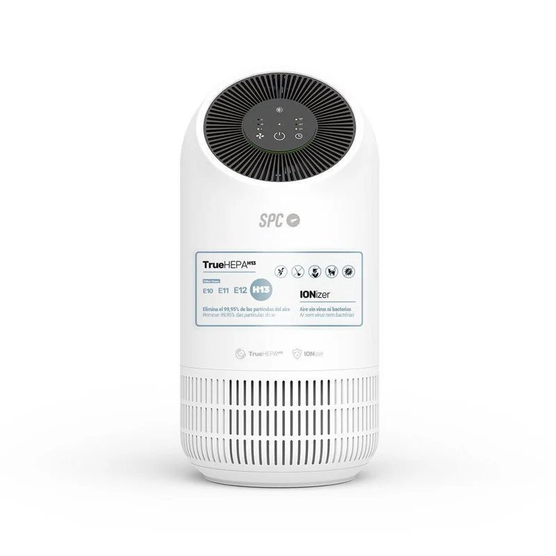 SPC Espirare ION Purificador de Aire Inteligente con Ionizador - Filtro True HEPA 13 - 4 Fases de Fi