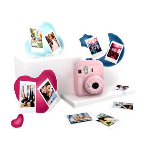 Fujifilm Pack Best Memories Instax Mini 12 Blossom Pink Camara Instantanea + Film Instax Mini 10ud. 