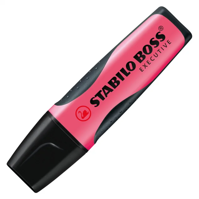 Stabilo Boss Executive Marcador Fluorescente - Zona de Agarre - Trazo entre 2 y 5mm - Recargable - T