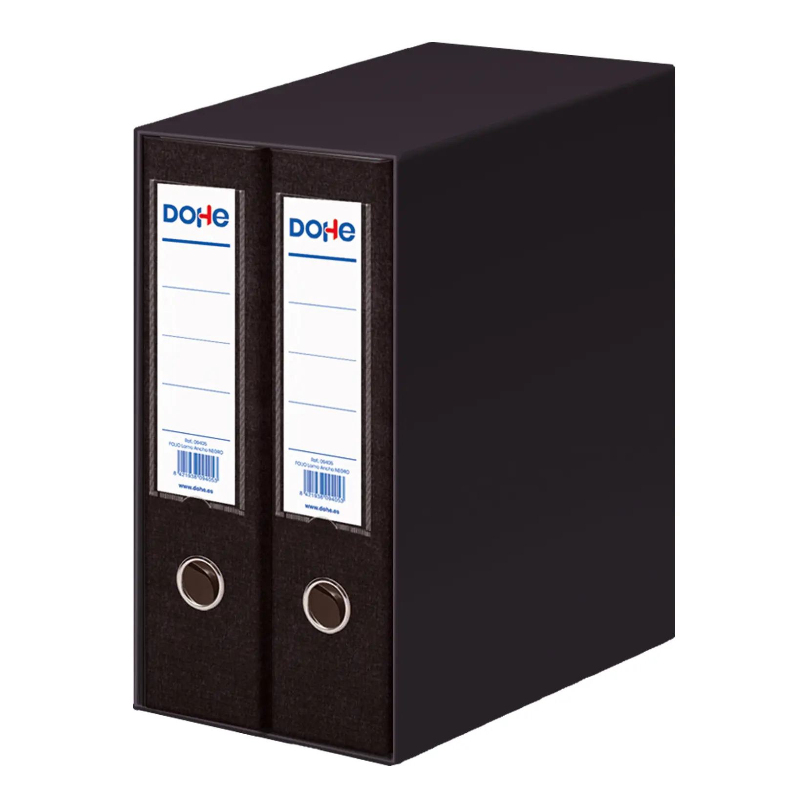 Dohe Archicolor Modulo de 2 Archivadores de Palanca con Rado - Lomo Ancho - Formato Folio - Carton F