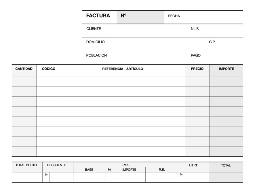 Apli Talonario Factura 1/8 Apaisado Duplicado A-67 - Papel Autocopiativo - 50 Juegos por Talonario -