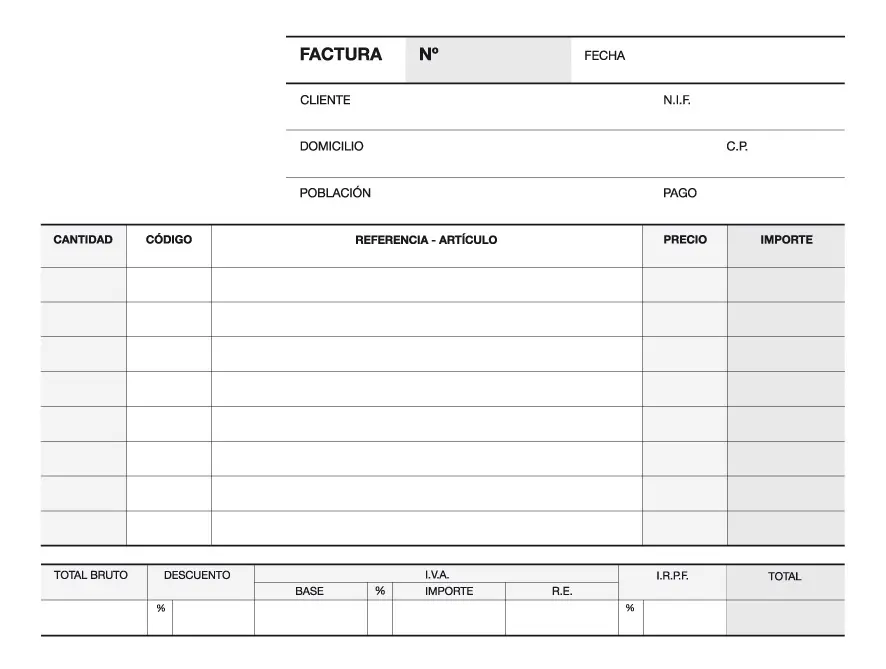 Apli Talonario Factura 1/8 Apaisado Duplicado A-67 - Papel Autocopiativo - 50 Juegos por Talonario -