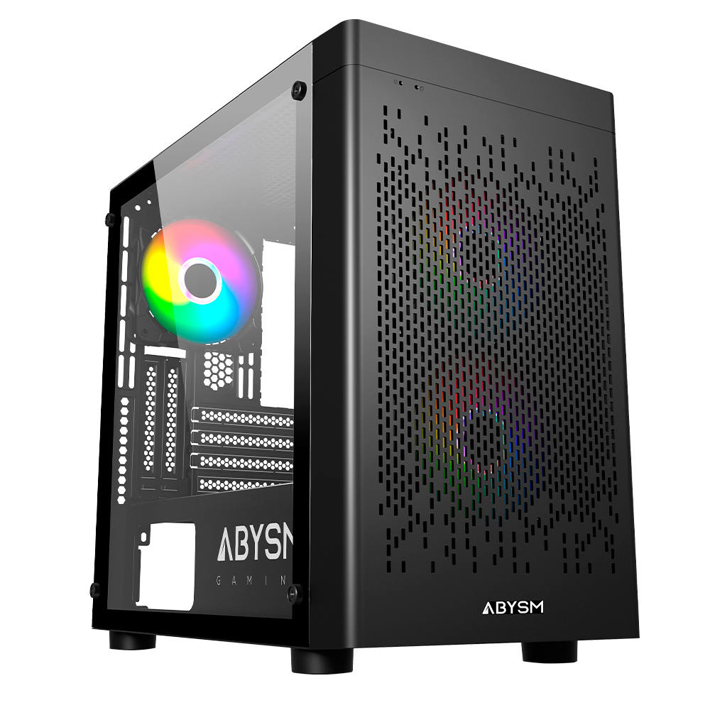 Abysm Danube Inva MX202 Caja Torre ITX, micro ATX - Lateral Cristal Templado - 3.5