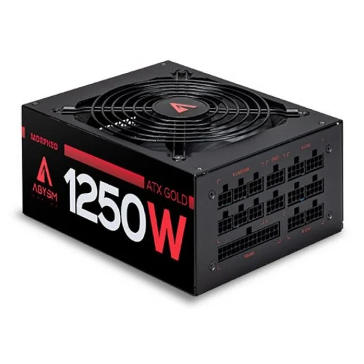 Abysm Gaming Morpheo Fuente de Alimentacion 80 Plus Gold Modular 1250W ATX - PFC Activo - Ventilador