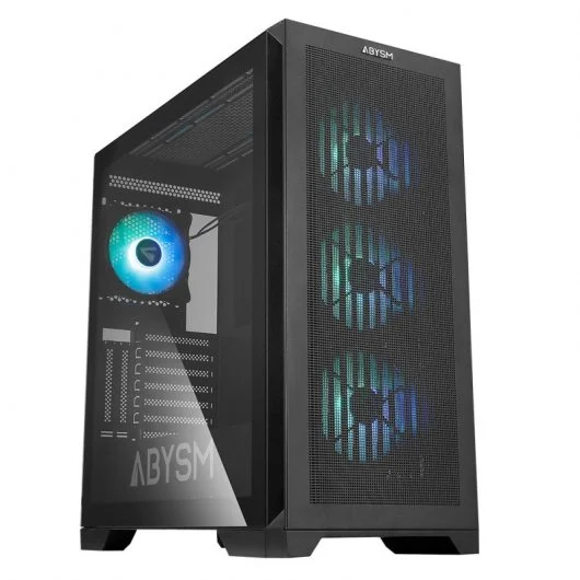 Abysm Gaming Danube Mura BX300 ARGB Caja Torre ATX, EATX, ITX, micro ATX - Lateral Cristal Templado 