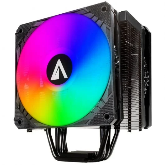 Abysm Gaming Snow IV ARGB Ventilador CPU 120mm con Disipador 4 Heatpipes - Iluminacion ARGB - Veloci