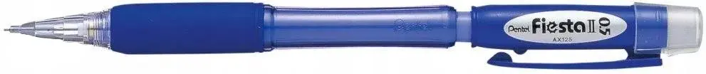 Pentel Fiesta II Portaminas HB 0.5mm con Goma - Incluye 2 Recargas - Grip de Goma - Dise�o Ergonomic