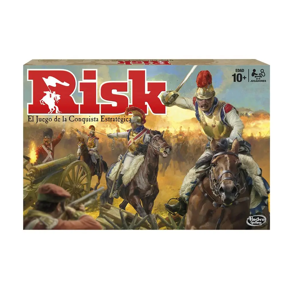 Risk Juego de Tablero - Tematica Estrategia/Conquista - De 2 a 5 Jugadores - A partir de 10 Aos - D