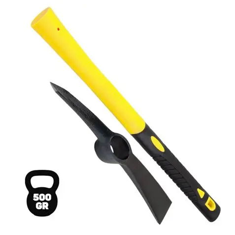 Blim Martillo de 500 Gramos - Mango de Fibra de Vidrio - Superficie Engomada - Cabezas de Acero Forj