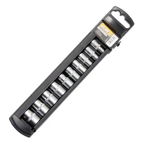 Blim Juego de Llaves de Vaso - Medida: 5, 6, 7, 8, 9, 10, 11, 12, 13, 14mm - Tama�o 1/4