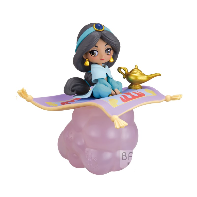 Banpresto Disney Stories Aladdin Q Posket Jasmine Ver. B - Figura de Coleccion - Altura 10cm aprox. 