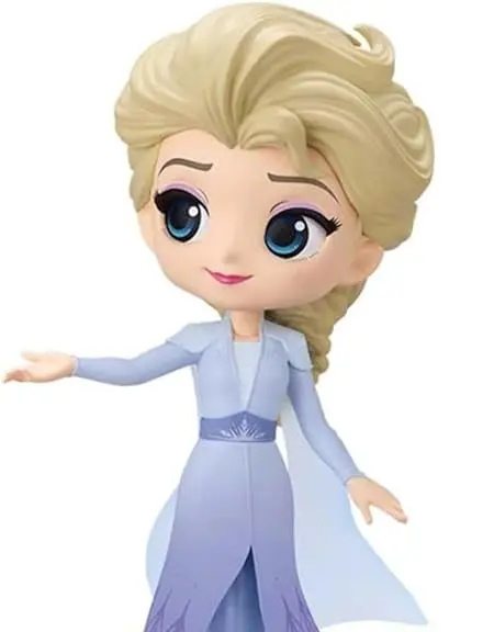 Banpresto Disney Characters Q Posket Frozen 2 Vol. 2 Elsa - Figura de Coleccion - Altura 14cm aprox.