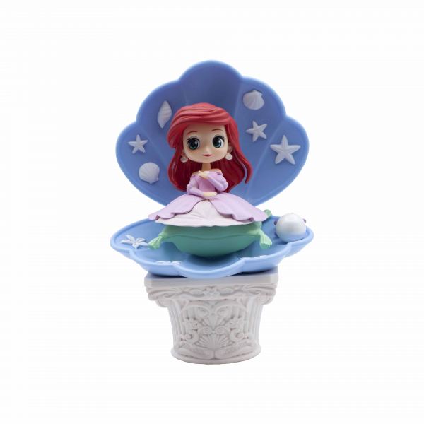 Banpresto Disney Characters Q Posket La Sirenita Ariel Ver.A Pink Dress Style - Figura de Coleccion 