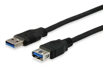 Equip Cable Alargador USB A Macho a USB A Hembra 3.0 - Conectores Chapados en Niquel - Longitud 2m -