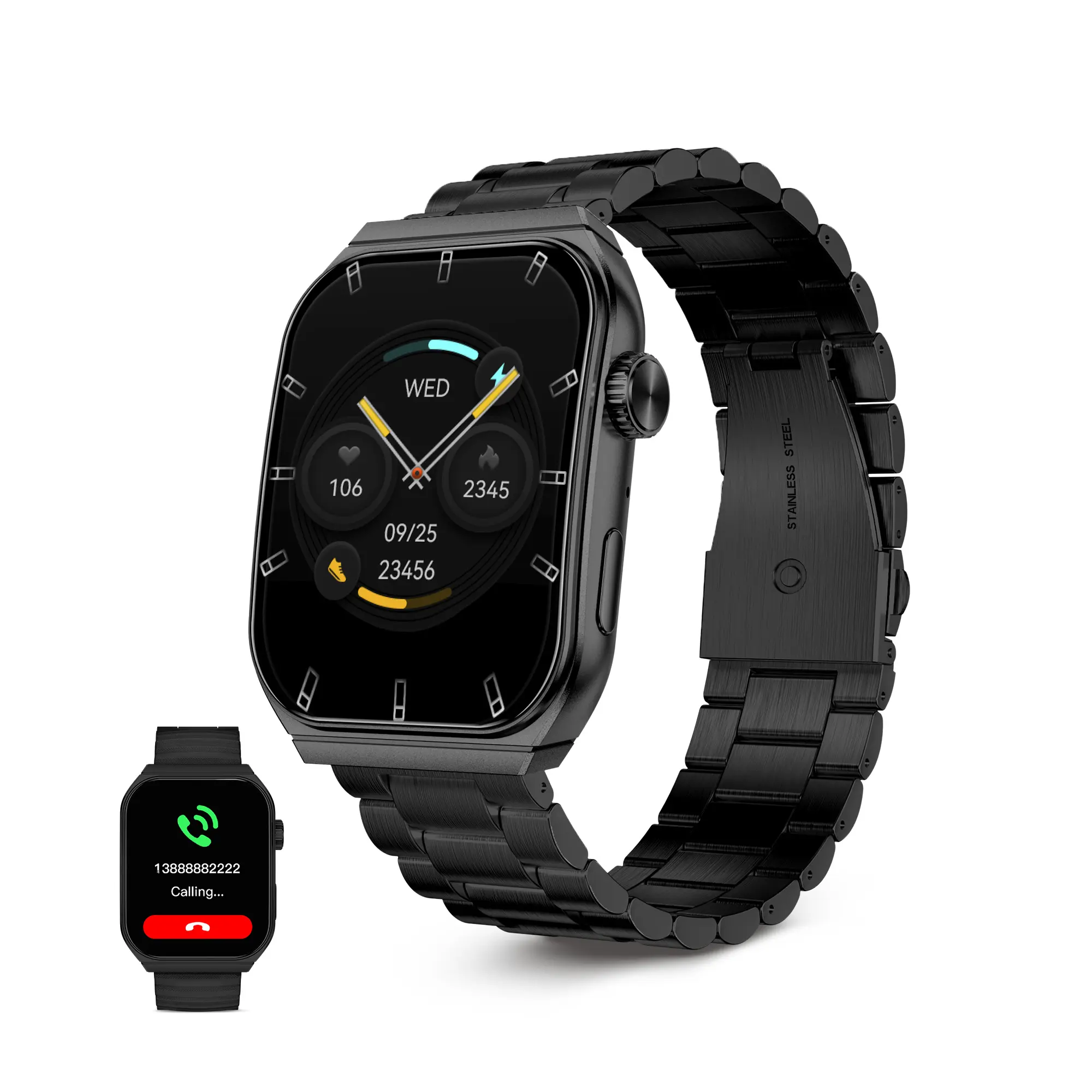 Ksix Smartwatch Olympo - Ritmo Cardiaco - Control de Sueo - Color Negro