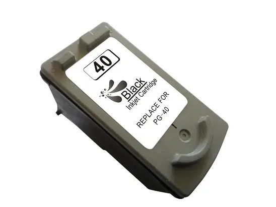 Canon PG40/PG50/PG37 Negro Cartucho de Tinta Remanufacturado - Muestra Nivel de Tinta - Reemplaza 06