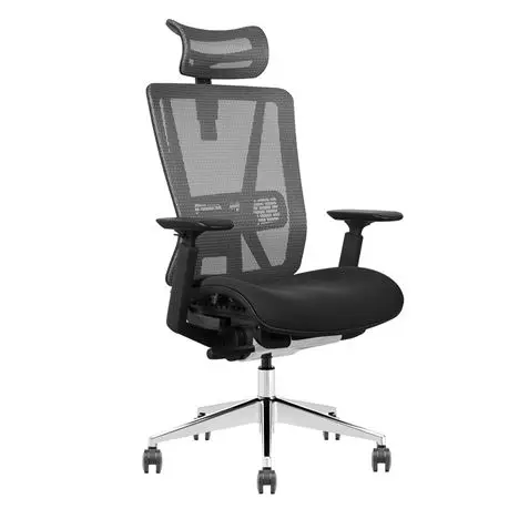 Cromad Senior SE1200 Silla de Oficina - Altura Ajustable con Elevador de Gas de Grado 4 - Reposacabe