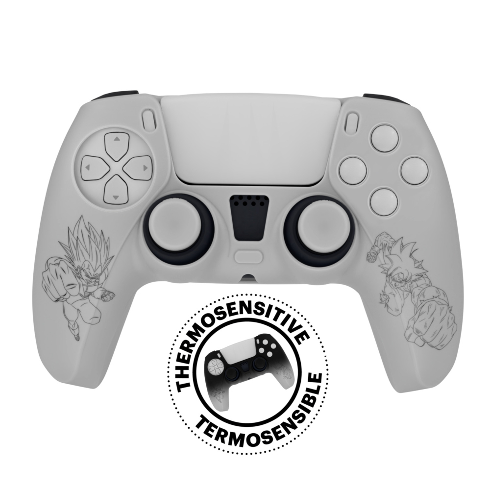 FR-TEC Funda de Silicona y Grips Dragon Ball Super Thermocromatic PS5 - Cambio de Color Progresivo -