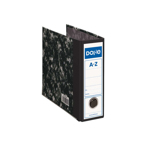 Dohe Archivadores Jaspeados - 300x250mm - Carton Forrado con Papel Impreso - Cantoneras Metalicas - 