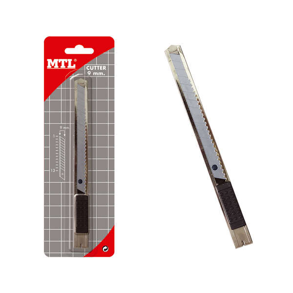 Dohe Cutter de Acero Inoxidable - Cuchillas Tronzables de Acero - Sistema de Bloqueo de Cuchilla - B