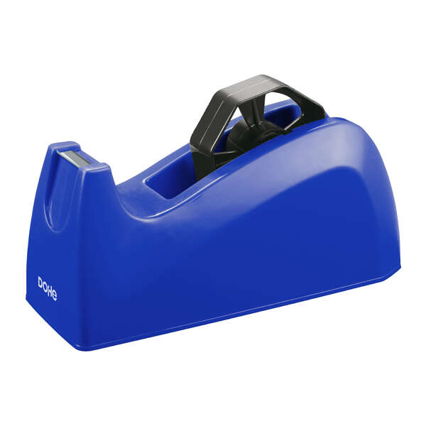 Dohe Portarrollos de Cinta Adhesiva - para Cintas de hasta 19mm - Cilindro Extraible y Base Antidesl