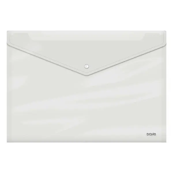Dohe Carpeta A5 Apaisada - 210x148mm - Apertura Superior y Cierre Broche Automatico - Fabricada en P