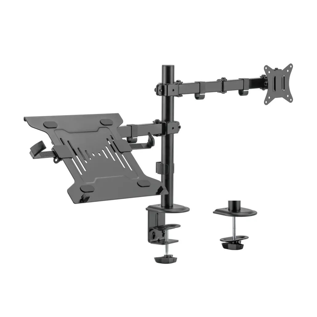 Aisens Soporte de Mesa Giratorio e Inclinable para Portatil y Monitor/TV 9Kg de 17-32