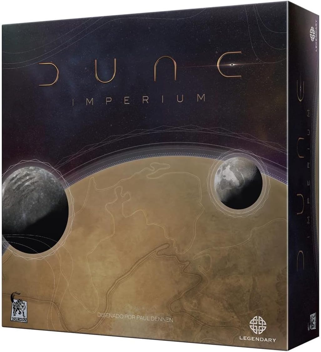 Dune Imperium Juego de Tablero - Tematica Ciencia Ficcion - De 1 a 4 Jugadores - A partir de 14 Aos