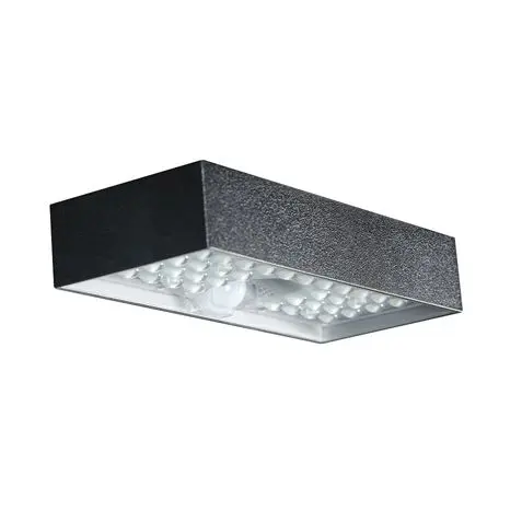 Elbat Lampara Solar LED - 230X97X42.7mm - 6W, 900 Lumenes - Luz Blanca 4000K - Sensor de Movimiento 