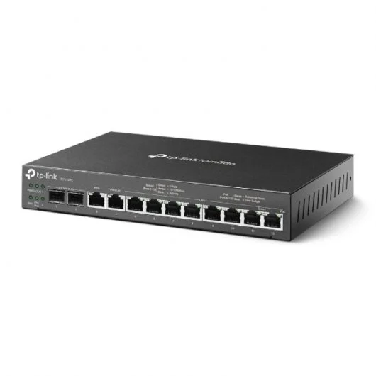 TP-Link ER7212PC Router VPN Gigabit Omada 3 en 1 - 8 Puertos LAN RJ45 PoE+ + 2 Puertos SFP + 2 Puert