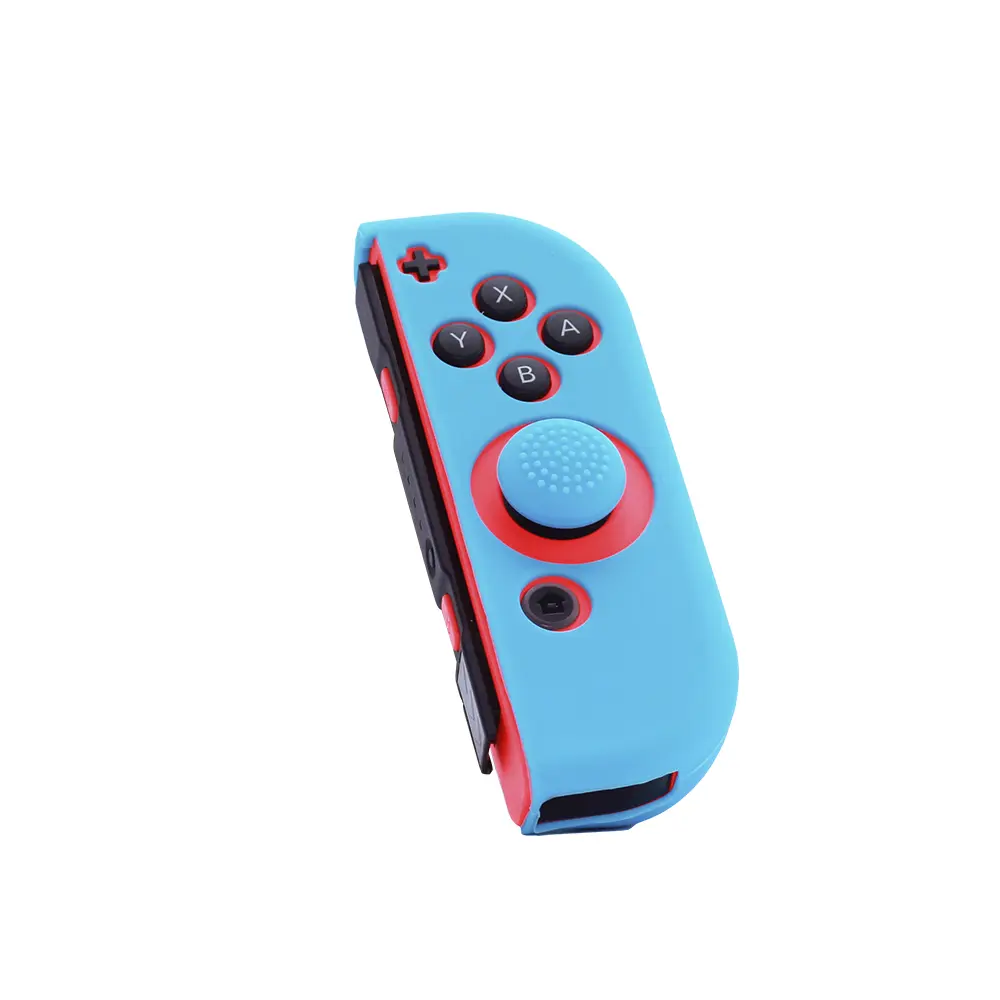 FR-TEC Funda Protectora Silicona Joycon Skin + Grip Derecho - Grip para Mayor Agarre - Proteccion co
