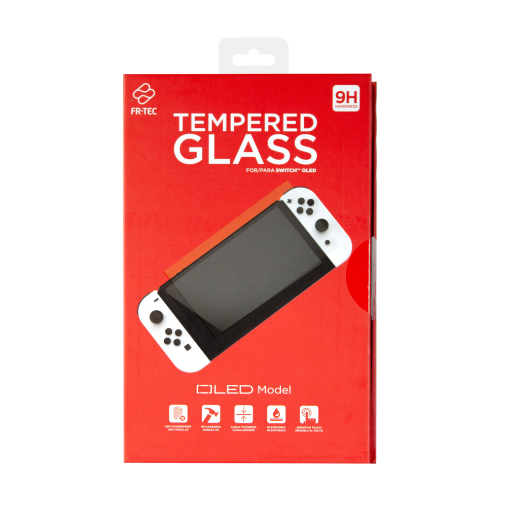 FR-TEC Cristal Templado Switch Oled - Protector de Pantalla Transparente - Anti-Ara�azos y Anti-Rotu