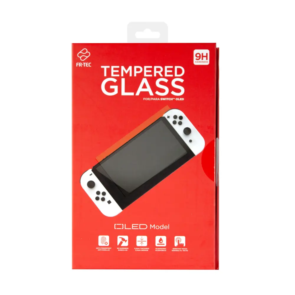 FR-TEC Cristal Templado Switch Oled - Protector de Pantalla Transparente - Anti-Ara�azos y Anti-Rotu