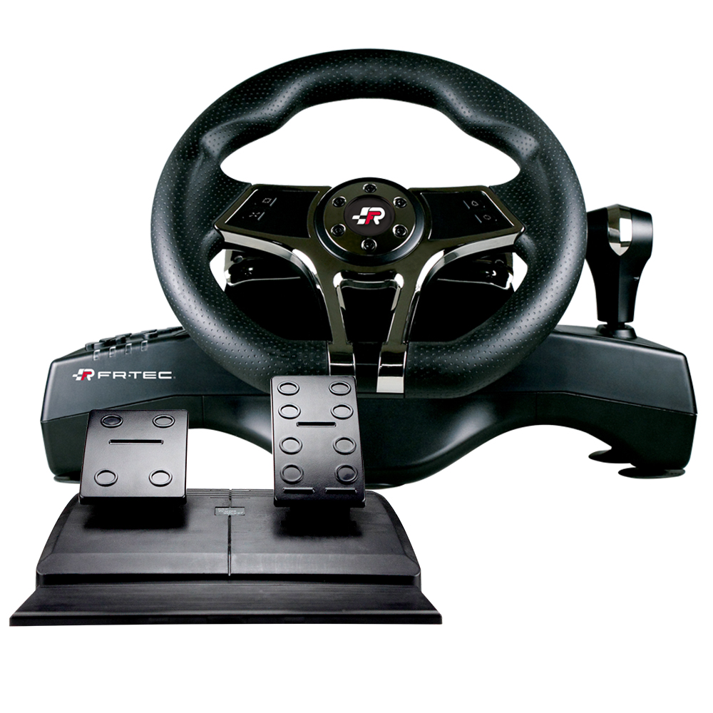FR-TEC Volante Hurricane Wheel MKII Compatible con PC, PS4, PS3 y Switch - Volante con Levas y Cambi