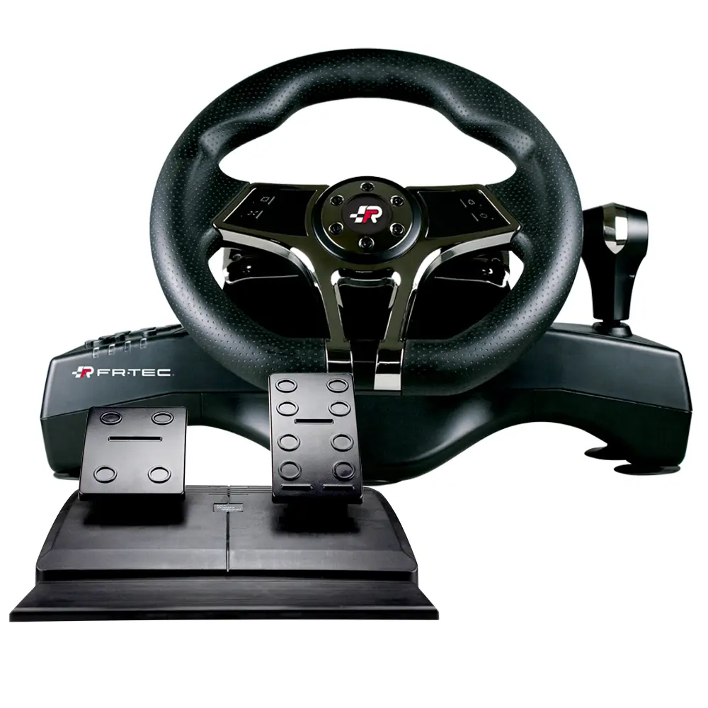 FR-TEC Volante Hurricane Wheel MKII Compatible con PC, PS4, PS3 y Switch - Volante con Levas y Cambi
