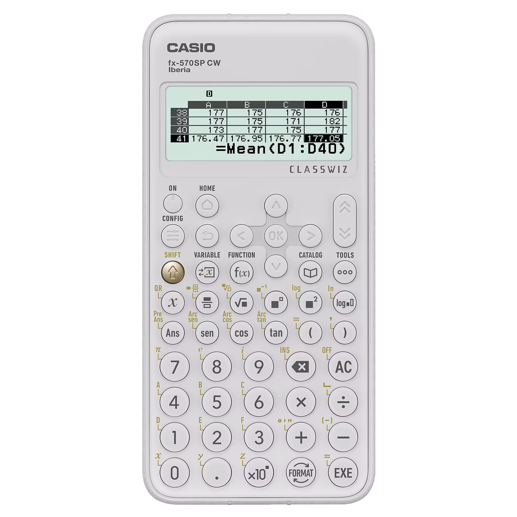 Casio Iberia Classwiz FX-570SP Calculadora Cientifica Pantalla LCD 12 Digitos - 560 Funciones - Tapa