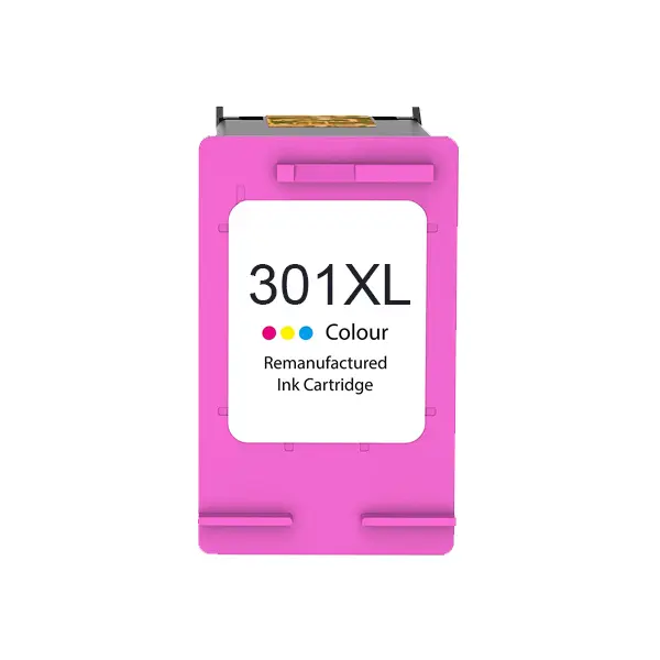 HP 301XL Color Cartucho de Tinta Remanufacturado - Muestra Nivel de Tinta - Reemplaza CH564EE/CH562E