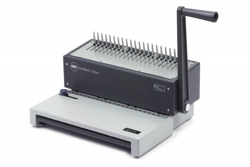GBC Encuadernadora de Canutillo Combbind C150Pro - Perforacion A4 - Encuadernacion Hasta 450 Hojas -