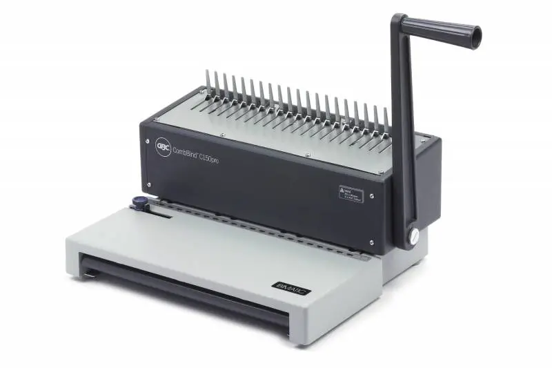 GBC Encuadernadora de Canutillo Combbind C150Pro - Perforacion A4 - Encuadernacion Hasta 450 Hojas -
