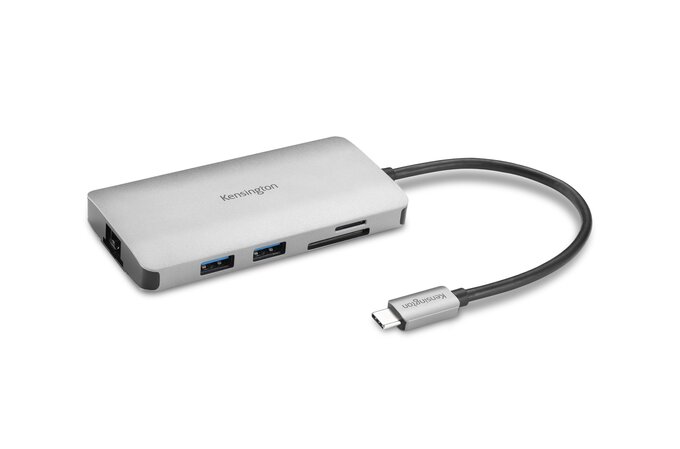 Kensington UH1400P Hub USB-C 3x USB 3.2, 1x USB-C hasta 85W , 1x HDMI 2.0, Lector SD, Lector MicroSD