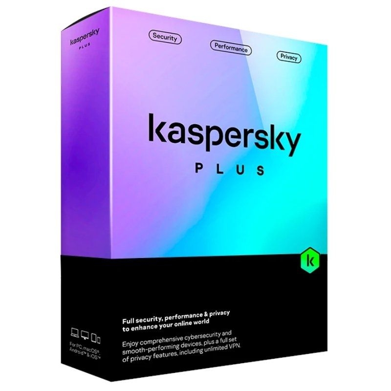 Kaspersky Plus Antivirus - 10 Dispositivos - Servicio 1 Ao
